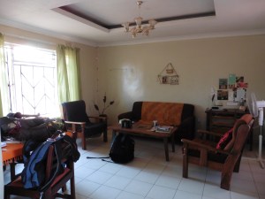 Living room of new home